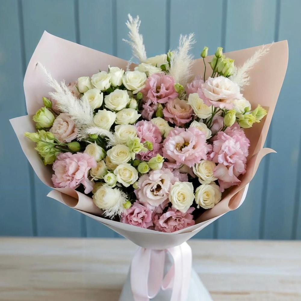 Букет цветов из: Альстромерии и Розы в Головинка Сочи