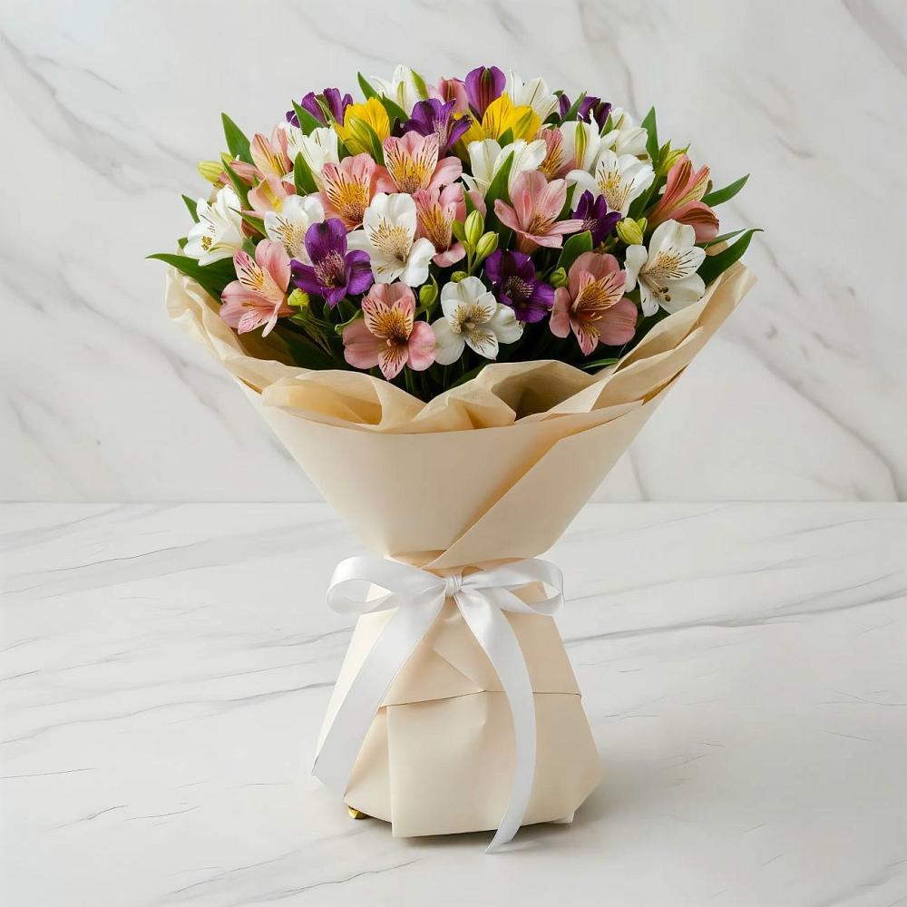 Букет цветов из: Альстромерии в Головинка Сочи