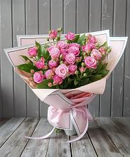 Букет Розовый кустик #REPLACE_PRED# Головинка Сочи