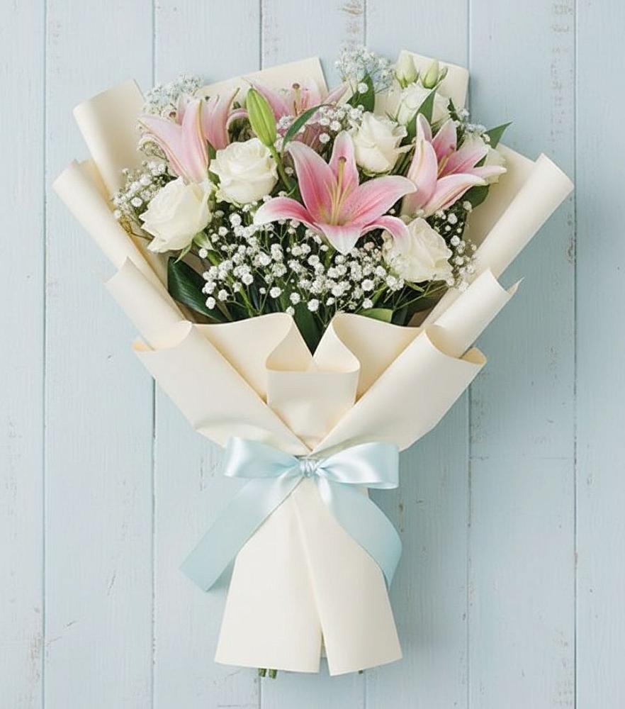 Букет цветов из: Лилии в Головинка Сочи