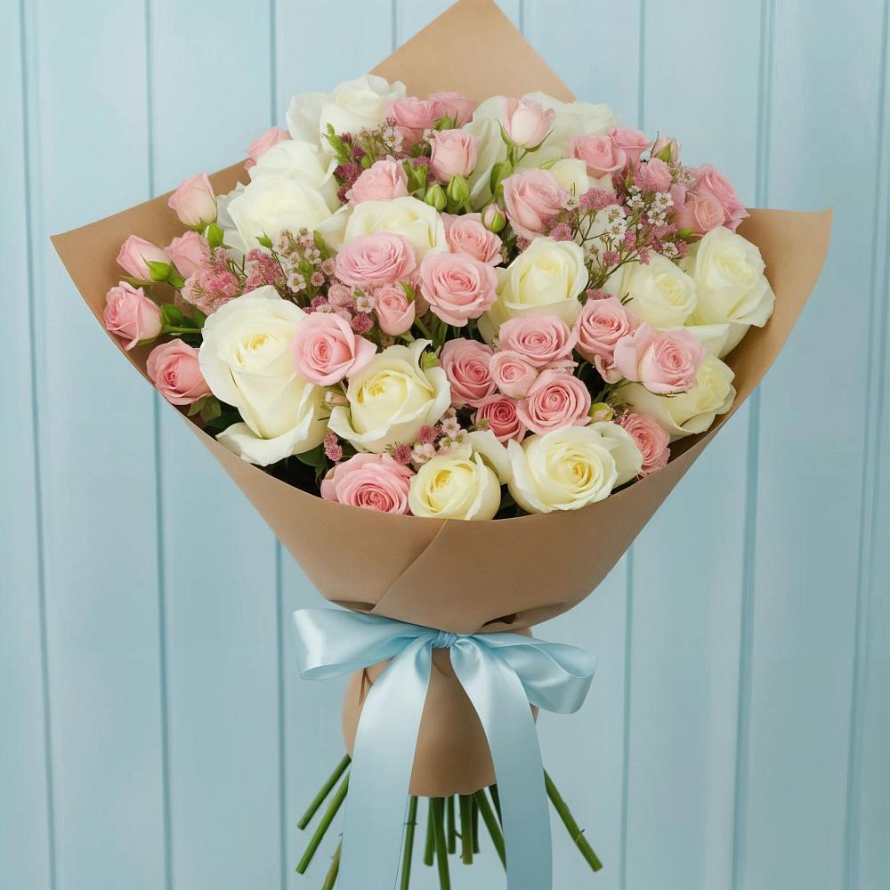 Букет цветов из: Розы в Головинка Сочи