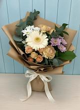 Букет цветов из:  Герберы и Хризантемы в Головинка Сочи