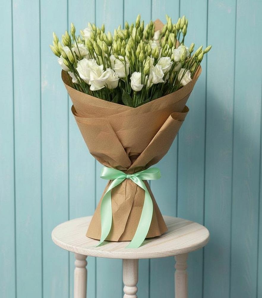 Букет цветов из: Лизиантусы в Головинка Сочи