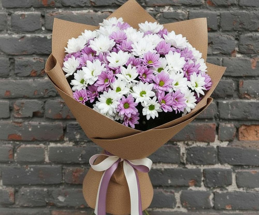 Букет цветов из: Хризантемы в Головинка Сочи