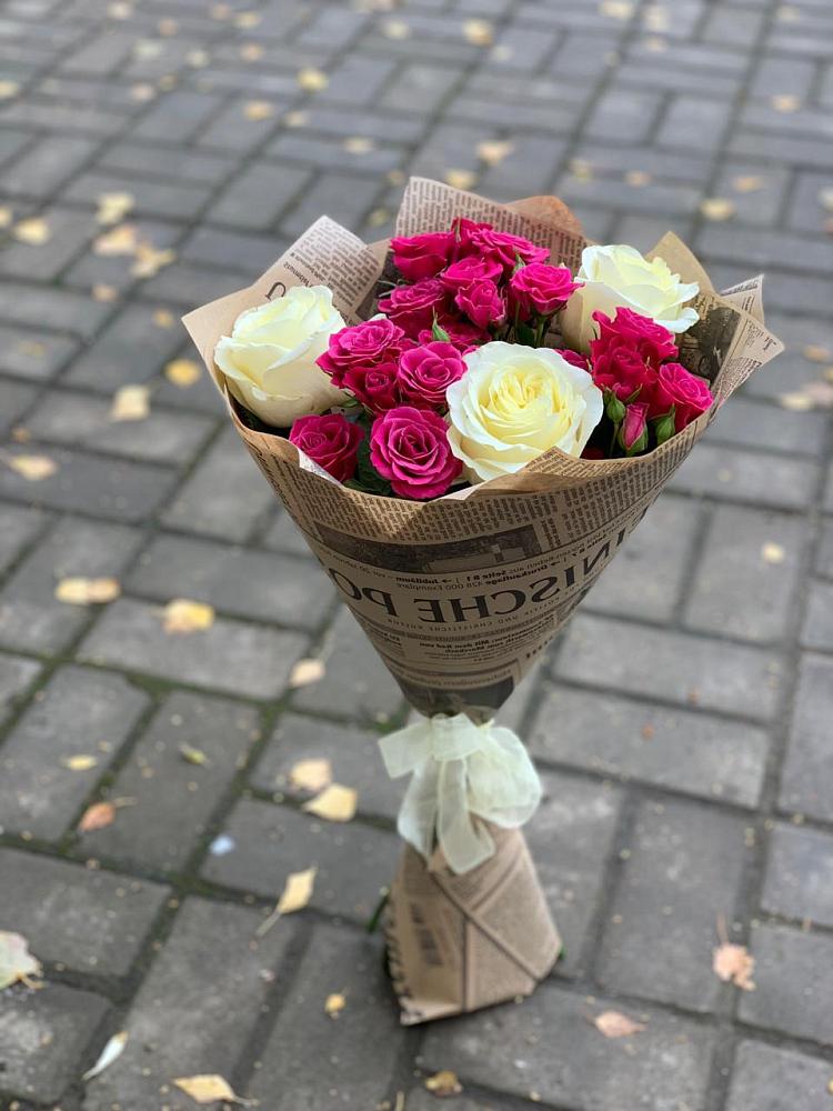 Букет цветов из: Розы в Головинка Сочи