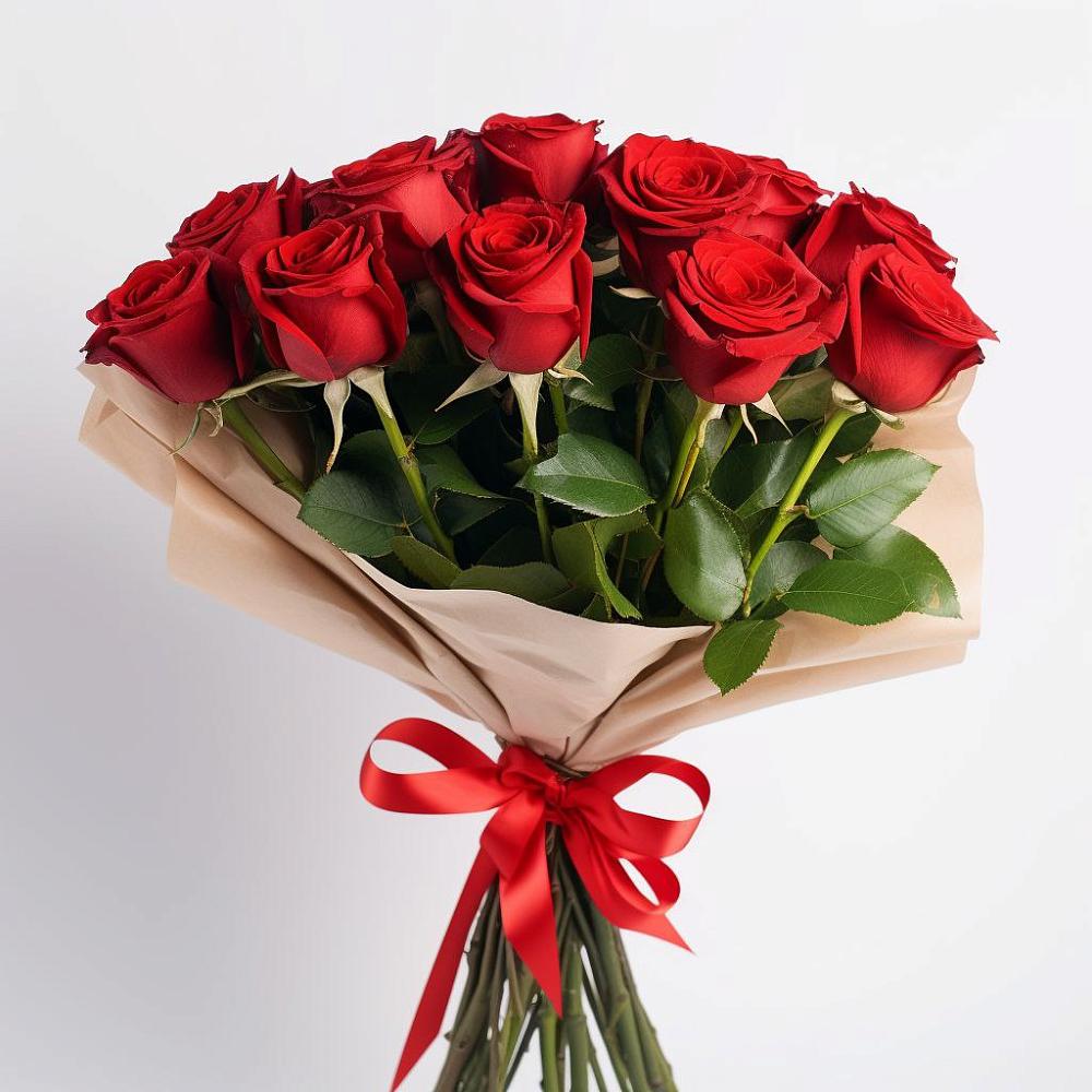 Букет 11 Красных роз Эдлесс Лав в Головинка Сочи